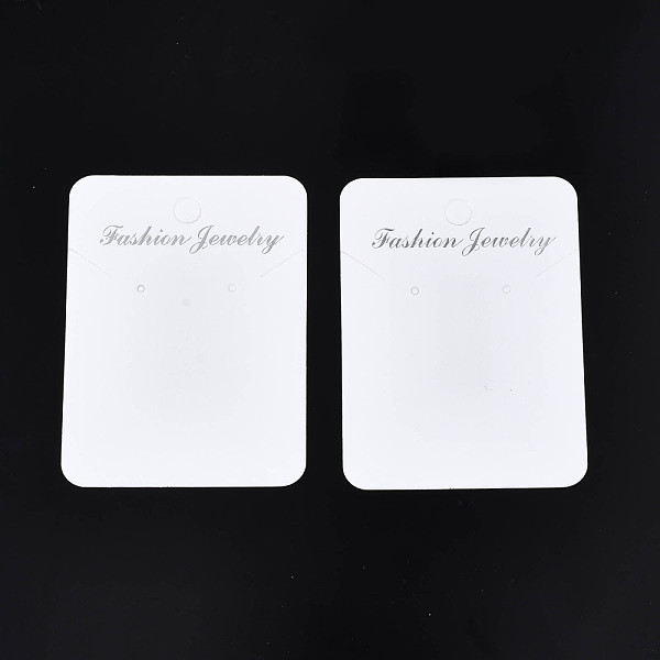 PandaHall Cardboard Jewelry Display Cards, for Necklaces, Jewelry Hang Tags, Rectangle with Word Fashion Jewelry, White, 7.3x5.3x0.05cm...
PandaHall Cardboard Jewelry Display Cards, for Necklaces, Jewelry Hang Tags, Rectangle with Word Fashion Jewelry, White, 7.3x5.3x0.05cm...