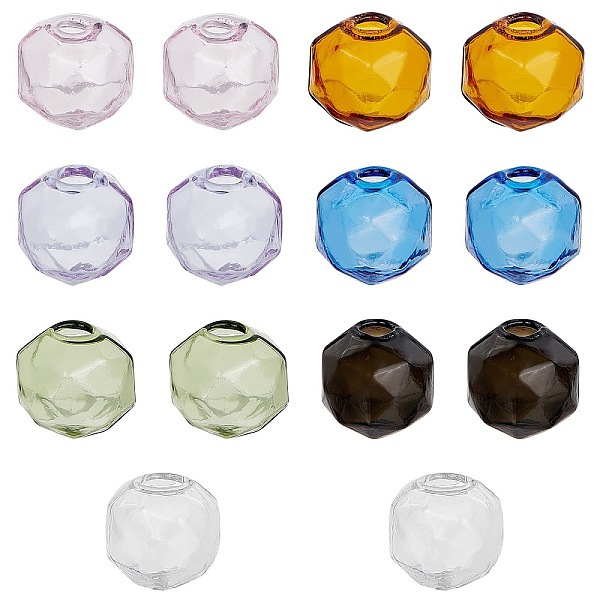 PandaHall ARRICRAFT 14Pcs 7 Colors Glass Mini Bead Containers, Faceted, Round, Mixed Color, 1.5x1.5x1.5cm, Hole: 3mm, 2pcs/color Glass Round..., Multicolor
PandaHall ARRICRAFT 14Pcs 7 Colors Glass Mini Bead Containers, Faceted, Round, Mixed Color, 1.5x1.5x1.5cm, Hole: 3mm, 2pcs/color Glass Round..., Multicolor
