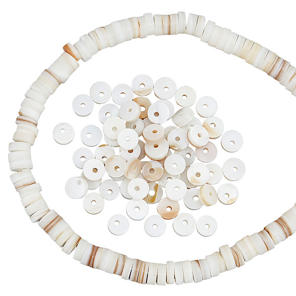 PandaHall About 220 Pcs Freshwater Shell Beads, 5mm Coin Disc Heishi Beads Flat Round Spacer Beads Shell Loose Charm Beads for DIY Bracelet...
PandaHall About 220 Pcs Freshwater Shell Beads, 5mm Coin Disc Heishi Beads Flat Round Spacer Beads Shell Loose Charm Beads for DIY Bracelet...