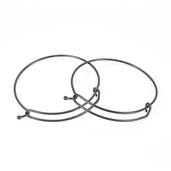 PandaHall 304 Stainless Steel Bangle Making, Electrophoresis Black, 61~62mm Stainless Steel
PandaHall 304 Stainless Steel Bangle Making, Electrophoresis Black, 61~62mm Stainless Steel