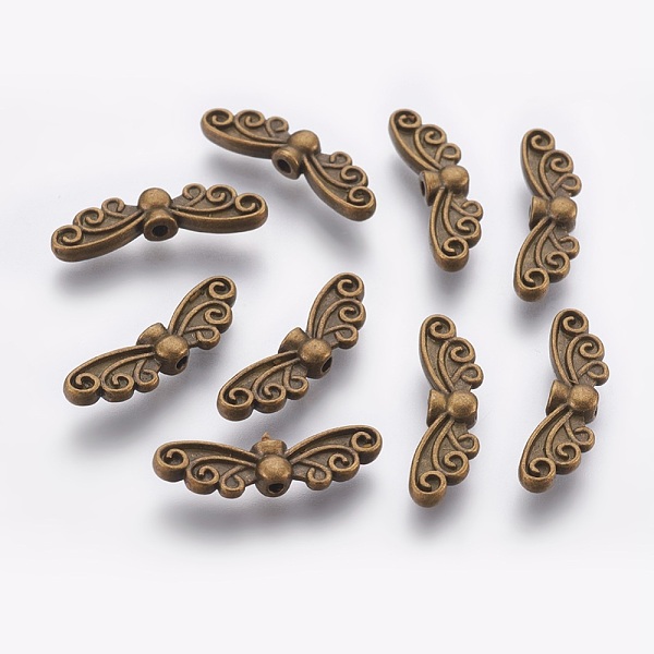 PandaHall Tibetan Style Alloy Beads, Lead Free & Cadmium Free, Antique Bronze Color, Butterfly, 22x7mm, Hole: 1mm Alloy Butterfly
PandaHall Tibetan Style Alloy Beads, Lead Free & Cadmium Free, Antique Bronze Color, Butterfly, 22x7mm, Hole: 1mm Alloy Butterfly