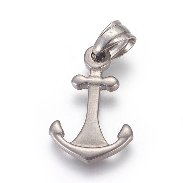 PandaHall 304 Stainless Steel Pendants, Anchor, Stainless Steel Color, 22.5x15x1.5mm, Hole: 4.5x5.5mm 304 Stainless Steel Anchor & Helm
PandaHall 304 Stainless Steel Pendants, Anchor, Stainless Steel Color, 22.5x15x1.5mm, Hole: 4.5x5.5mm 304 Stainless Steel Anchor & Helm