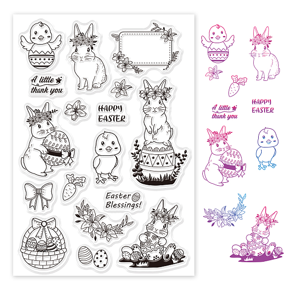 PandaHall PVC Plastic Stamps, for DIY Scrapbooking, Photo Album Decorative, Cards Making, Stamp Sheets, Rabbit Pattern, 16x11x0.3cm Plastic...
PandaHall PVC Plastic Stamps, for DIY Scrapbooking, Photo Album Decorative, Cards Making, Stamp Sheets, Rabbit Pattern, 16x11x0.3cm Plastic...