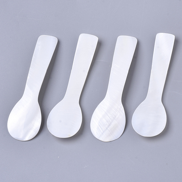 PandaHall Natural Freshwater Shell Spoons, Mother of Pearl Caviar Spoons, Seashell Color, 71~72x20~21x3mm Shell
PandaHall Natural Freshwater Shell Spoons, Mother of Pearl Caviar Spoons, Seashell Color, 71~72x20~21x3mm Shell