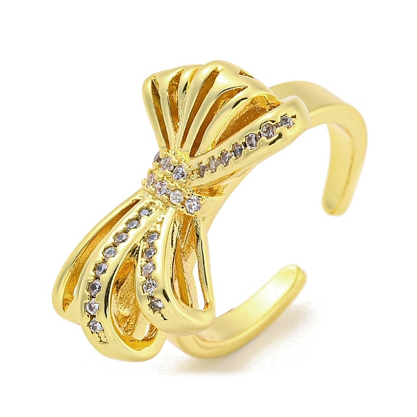PandaHall Bowknot Brass Micro Pave Clear Cubic Zirconia Cuff Rings, Open Rings for Women, Real 18K Gold Plated, Adjustable Brass+Cubic...
PandaHall Bowknot Brass Micro Pave Clear Cubic Zirconia Cuff Rings, Open Rings for Women, Real 18K Gold Plated, Adjustable Brass+Cubic...