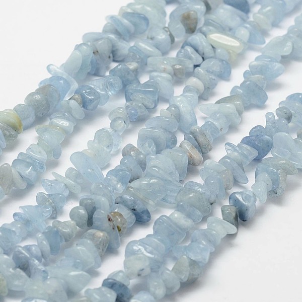 PandaHall Natural Aquamarine Beads Strands, Chip, Grade AA, Light Sky Blue, 3~5x7~13x2~4mm, Hole: 0.4mm, about 31.5 inch(80cm) Aquamarine..., Green
PandaHall Natural Aquamarine Beads Strands, Chip, Grade AA, Light Sky Blue, 3~5x7~13x2~4mm, Hole: 0.4mm, about 31.5 inch(80cm) Aquamarine..., Green
