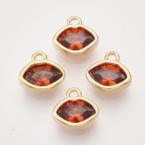 PandaHall Brass Cubic Zirconia Charms, Nickel Free, Lip, Real 18K Gold Plated, Red, 7x7.5x2.5mm, Hole: 1mm Brass+Cubic Zirconia Lip Red
PandaHall Brass Cubic Zirconia Charms, Nickel Free, Lip, Real 18K Gold Plated, Red, 7x7.5x2.5mm, Hole: 1mm Brass+Cubic Zirconia Lip Red