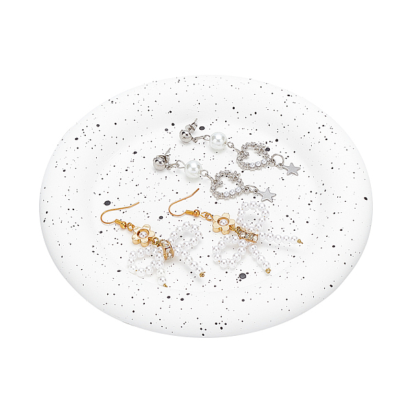 PandaHall FINGERINSPIRE Plaster Jewelry Dish 5.9 inch White Tray with Ink Spot Gesso Accessories Storage Plate Round Trinket Display Tray...
PandaHall FINGERINSPIRE Plaster Jewelry Dish 5.9 inch White Tray with Ink Spot Gesso Accessories Storage Plate Round Trinket Display Tray...