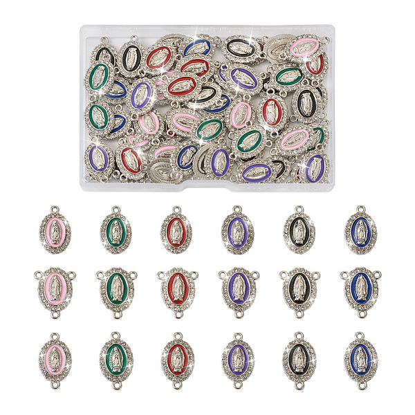 PandaHall Fashewelry DIY Jesus Jewelry Making Kits, Including Alloy Enamel Oval Link Connectors & Pendants, with Crystal Rhinestone, Mixed..., Multicolor
PandaHall Fashewelry DIY Jesus Jewelry Making Kits, Including Alloy Enamel Oval Link Connectors & Pendants, with Crystal Rhinestone, Mixed..., Multicolor