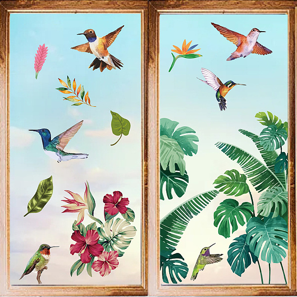 PandaHall 8 Sheets 8 Styles PVC Waterproof Wall Stickers, Self-Adhesive Decals, for Window or Stairway Home Decoration, Bird, 200x145mm, 1...
PandaHall 8 Sheets 8 Styles PVC Waterproof Wall Stickers, Self-Adhesive Decals, for Window or Stairway Home Decoration, Bird, 200x145mm, 1...