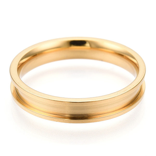 PandaHall 201 Stainless Steel Grooved Finger Ring Settings, Ring Core Blank, for Inlay Ring Jewelry Making, Golden, Inner Diameter: 18mm...
PandaHall 201 Stainless Steel Grooved Finger Ring Settings, Ring Core Blank, for Inlay Ring Jewelry Making, Golden, Inner Diameter: 18mm...