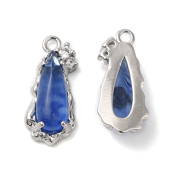 PandaHall Brass Micro Pave Cubic Zirconia Pendants, with Glass Finding, Nickel Free, Teardrop, Blue, 15.4x6.9x3.6mm, Hole: 1.2mm Brass+Cubic...
PandaHall Brass Micro Pave Cubic Zirconia Pendants, with Glass Finding, Nickel Free, Teardrop, Blue, 15.4x6.9x3.6mm, Hole: 1.2mm Brass+Cubic...