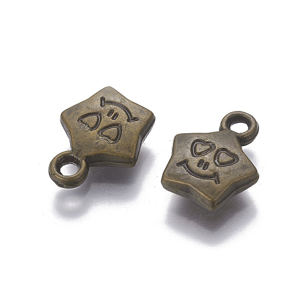 PandaHall CCB Plastic Pendants, Star Charms, Antique Bronze, 14x11x4mm, Hole: 2mm Plastic Star
PandaHall CCB Plastic Pendants, Star Charms, Antique Bronze, 14x11x4mm, Hole: 2mm Plastic Star