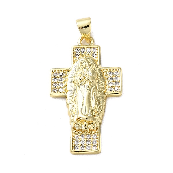 PandaHall Brass Micro Pave Cubic Zirconia Pendants, Cross, Real 18K Gold Plated, 30.5x17x3.5mm, Hole: 4x3.5mm Brass+Cubic Zirconia Cross..., Clear
PandaHall Brass Micro Pave Cubic Zirconia Pendants, Cross, Real 18K Gold Plated, 30.5x17x3.5mm, Hole: 4x3.5mm Brass+Cubic Zirconia Cross..., Clear