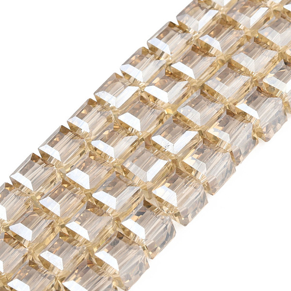 PandaHall Electroplate Glass Bead Strands, Faceted, Cube, BurlyWood, 6x6x6mm, Hole: 1mm, about 100pcs/strand, 21.6 inch Glass Cube Orange
PandaHall Electroplate Glass Bead Strands, Faceted, Cube, BurlyWood, 6x6x6mm, Hole: 1mm, about 100pcs/strand, 21.6 inch Glass Cube Orange