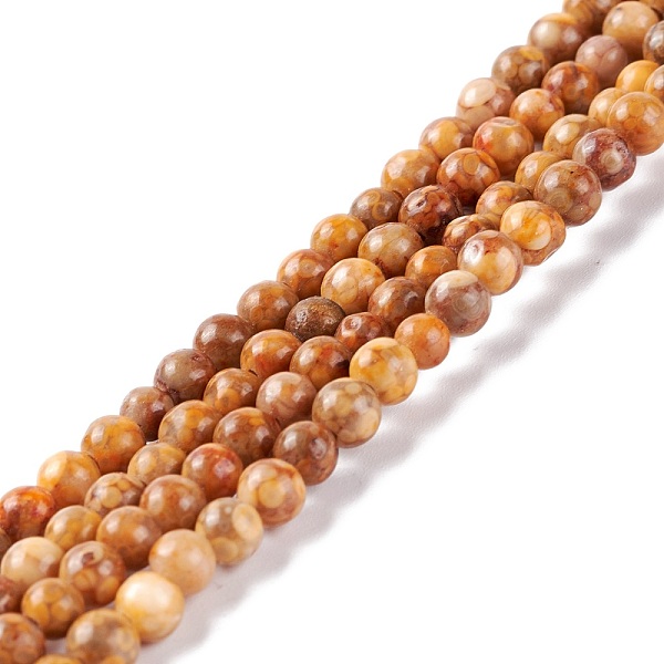 PandaHall Natural Maifanite/Maifan Stone Beads Strands, Dyed, Round, Peru, 4~4.5mm, Hole: 1mm, about 91~100pcs/strand, 14.96~15.35 inch..., Brown
PandaHall Natural Maifanite/Maifan Stone Beads Strands, Dyed, Round, Peru, 4~4.5mm, Hole: 1mm, about 91~100pcs/strand, 14.96~15.35 inch..., Brown