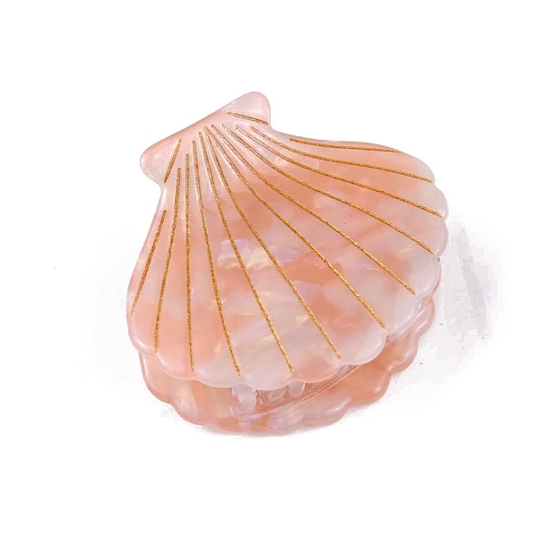 PandaHall Cellulose Acetate Claw Hair Clips, Hair Accessories for Women & Girls, Shell, Sandy Brown, 52x43mm Cellulose Acetate Shell Shape
PandaHall Cellulose Acetate Claw Hair Clips, Hair Accessories for Women & Girls, Shell, Sandy Brown, 52x43mm Cellulose Acetate Shell Shape