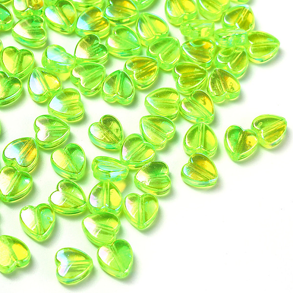 PandaHall 100Pcs Eco-Friendly Transparent Acrylic Beads, Dyed, AB Color, Heart, Spring Green, 8x8x3mm, Hole: 1.5mm Acrylic Heart
PandaHall 100Pcs Eco-Friendly Transparent Acrylic Beads, Dyed, AB Color, Heart, Spring Green, 8x8x3mm, Hole: 1.5mm Acrylic Heart