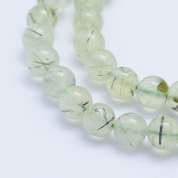 PandaHall Natural Prehnite Beads Strands, Round, Grade A-, 6~6.5mm, Hole: 1mm, about 64pcs/strand, 15.5 inch(39.5cm) Prehnite Round
PandaHall Natural Prehnite Beads Strands, Round, Grade A-, 6~6.5mm, Hole: 1mm, about 64pcs/strand, 15.5 inch(39.5cm) Prehnite Round