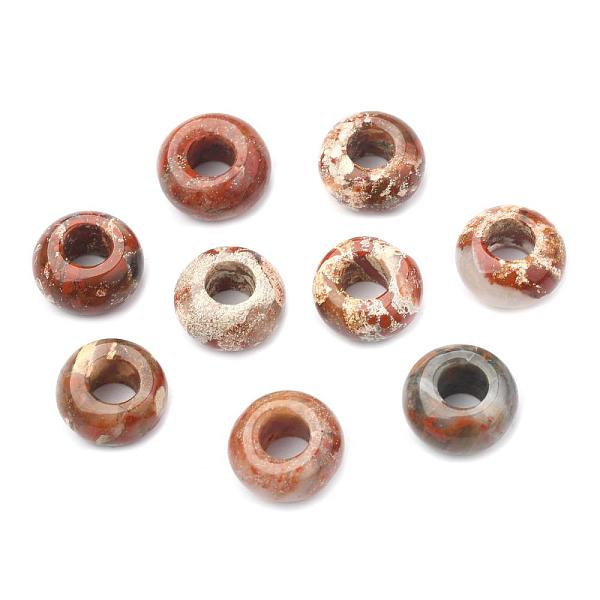 PandaHall Natural Brecciated Jasper European Beads, Large Hole Beads, Rondelle, 14x7~8mm, Hole: 6mm Brecciated Jasper Rondelle
PandaHall Natural Brecciated Jasper European Beads, Large Hole Beads, Rondelle, 14x7~8mm, Hole: 6mm Brecciated Jasper Rondelle