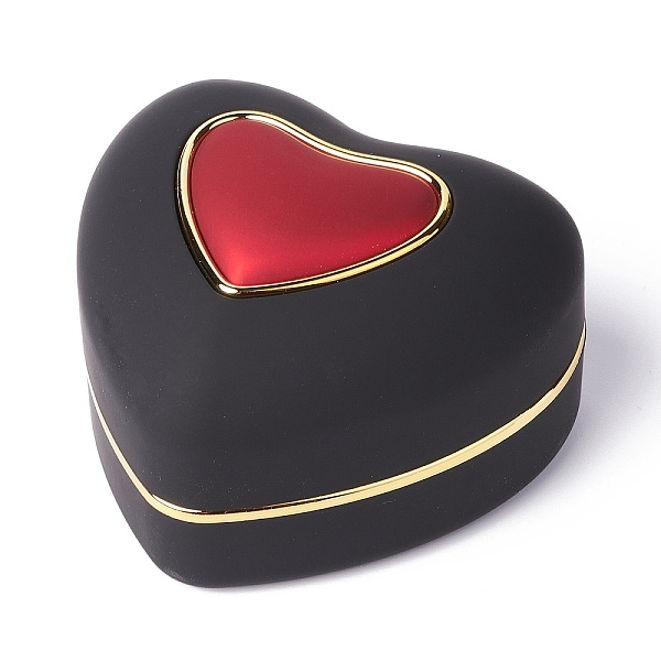 PandaHall Heart Plastic Jewelry Ring Boxes, with Velvet, LED Light, and Copper Wire, Black, 6.6x7.15x4.8cm Plastic Heart Black
PandaHall Heart Plastic Jewelry Ring Boxes, with Velvet, LED Light, and Copper Wire, Black, 6.6x7.15x4.8cm Plastic Heart Black