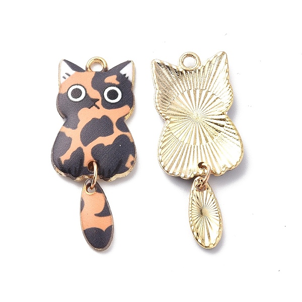PandaHall Light Gold Rack Plating Alloy Enamel Pendants, Cadmium Free & Nickel Free & Lead Free, Cat Charm, Light Salmon, 38x15.7x3mm, Hole...
PandaHall Light Gold Rack Plating Alloy Enamel Pendants, Cadmium Free & Nickel Free & Lead Free, Cat Charm, Light Salmon, 38x15.7x3mm, Hole...
