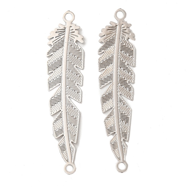 PandaHall Rack Plating Brass Connector Charms, Etched Metal Embellishments, Long-Lasting Plated, Feather Links, Platinum, 36.5x8x0.3mm, Hole...
PandaHall Rack Plating Brass Connector Charms, Etched Metal Embellishments, Long-Lasting Plated, Feather Links, Platinum, 36.5x8x0.3mm, Hole...