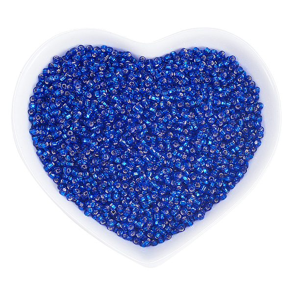 PandaHall Ornaland 12/0 Transparent Glass Seed Beads, Grade A, Silver Lined Round Hole, Round, Midnight Blue, 2x1.5mm, Hole: 0.3mm, about...
PandaHall Ornaland 12/0 Transparent Glass Seed Beads, Grade A, Silver Lined Round Hole, Round, Midnight Blue, 2x1.5mm, Hole: 0.3mm, about...
