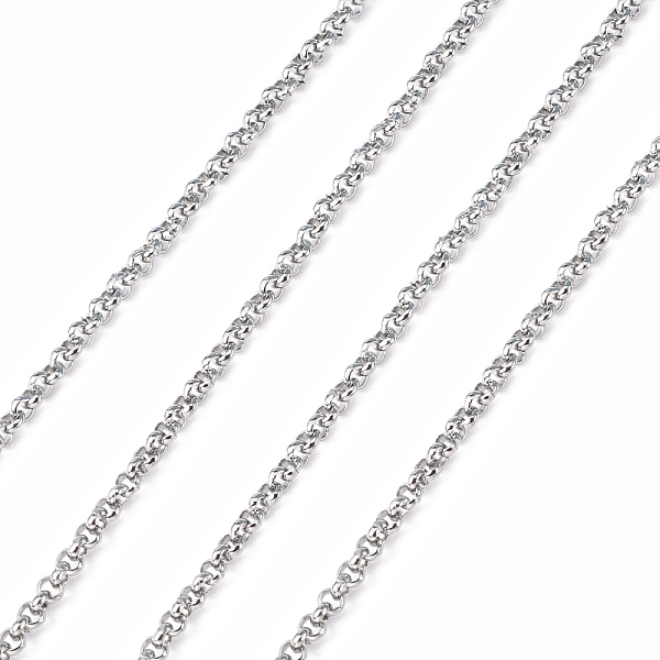 PandaHall 304 Stainless Steel Rolo Chains, Belcher Chain, with Spool, Unwelded, Stainless Steel Color, 2x0.8mm, about 82.02 Feet(25m)/roll...
PandaHall 304 Stainless Steel Rolo Chains, Belcher Chain, with Spool, Unwelded, Stainless Steel Color, 2x0.8mm, about 82.02 Feet(25m)/roll...