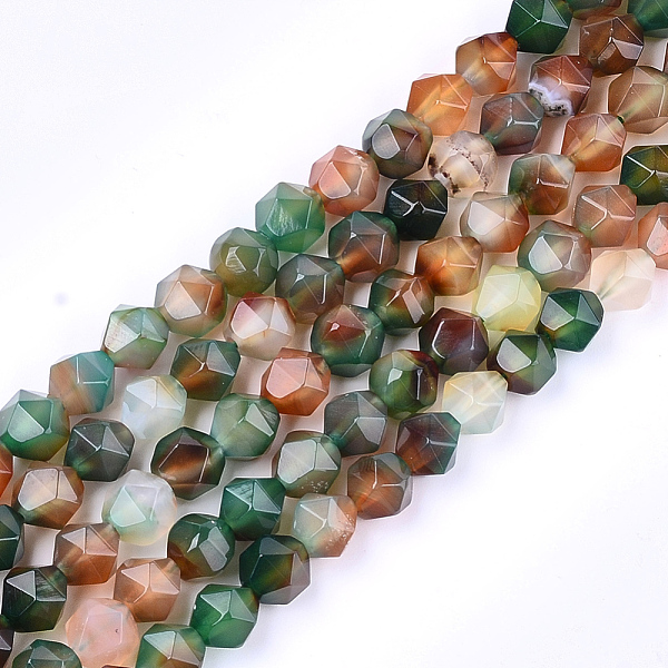 PandaHall Natural Agate Beads Strands, Dyed, Faceted, Star Cut Round Beads, Sea Green, 9~10x9~10x9~10mm, Hole: 1mm, about 37pcs/strand, 14.5...
PandaHall Natural Agate Beads Strands, Dyed, Faceted, Star Cut Round Beads, Sea Green, 9~10x9~10x9~10mm, Hole: 1mm, about 37pcs/strand, 14.5...