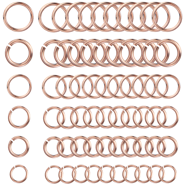 PandaHall SUNNYCLUE 720Pcs 6 Styles 304 Stainless Steel Jump Rings, Open Jump Rings, Rose Gold, 26 Gauge~21 Gauge, 3~6x0.4~0.7mm...
PandaHall SUNNYCLUE 720Pcs 6 Styles 304 Stainless Steel Jump Rings, Open Jump Rings, Rose Gold, 26 Gauge~21 Gauge, 3~6x0.4~0.7mm...