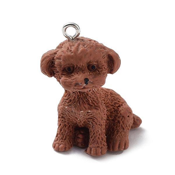 PandaHall Opaque Resin Dog Pendants, 3D Puppy Charms with Platinum Plated Iron Loops, Saddle Brown, 28.5x18.5x19mm, Hole: 2mm Iron+Resin Dog
PandaHall Opaque Resin Dog Pendants, 3D Puppy Charms with Platinum Plated Iron Loops, Saddle Brown, 28.5x18.5x19mm, Hole: 2mm Iron+Resin Dog