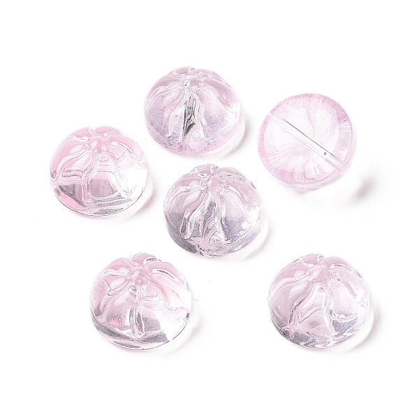 PandaHall Transparent Spray Painted Glass Beads, Steamed Stuffed Bun Shape, Pearl Pink, 12x8mm, Hole: 1.2mm Glass Food
PandaHall Transparent Spray Painted Glass Beads, Steamed Stuffed Bun Shape, Pearl Pink, 12x8mm, Hole: 1.2mm Glass Food