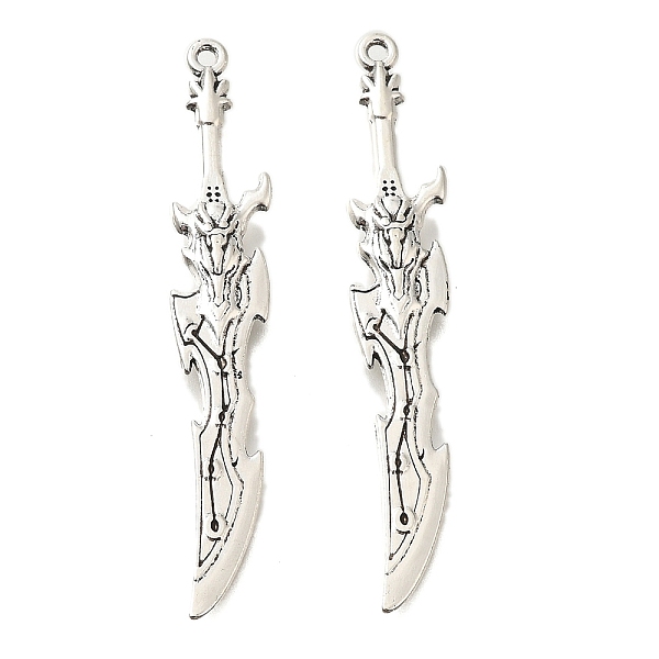 PandaHall Tibetan Style Alloy Big Pendants, Cadmium Free & Lead Free, Broadsword, Antique Silver, 58.5x10x3.5mm, Hole: 1.5mm, about...
PandaHall Tibetan Style Alloy Big Pendants, Cadmium Free & Lead Free, Broadsword, Antique Silver, 58.5x10x3.5mm, Hole: 1.5mm, about...