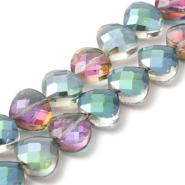 PandaHall Electroplate Glass Beads Strands, Half Plated, Faceted Heart, Cadet Blue, 12x13x7mm, Hole: 1mm, about 50pcs/strand, 23.62 inch...
PandaHall Electroplate Glass Beads Strands, Half Plated, Faceted Heart, Cadet Blue, 12x13x7mm, Hole: 1mm, about 50pcs/strand, 23.62 inch...