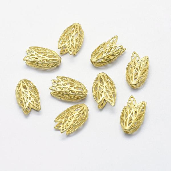 PandaHall Brass Bead Caps, Lead Free & Cadmium Free & Nickel Free, 6-Petal, Leaf, Filigree, Raw(Unplated), 16x9x5mm, Hole: 2mm Brass
PandaHall Brass Bead Caps, Lead Free & Cadmium Free & Nickel Free, 6-Petal, Leaf, Filigree, Raw(Unplated), 16x9x5mm, Hole: 2mm Brass