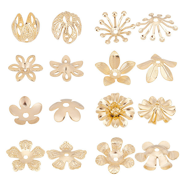 PandaHall arricraft 48 Pcs Real 24K Gold Plated Flower Bead Caps, 8 Styles Assorted Shaped Brass Spacer Bead Caps Golden Flower Bead End...
PandaHall arricraft 48 Pcs Real 24K Gold Plated Flower Bead Caps, 8 Styles Assorted Shaped Brass Spacer Bead Caps Golden Flower Bead End...
