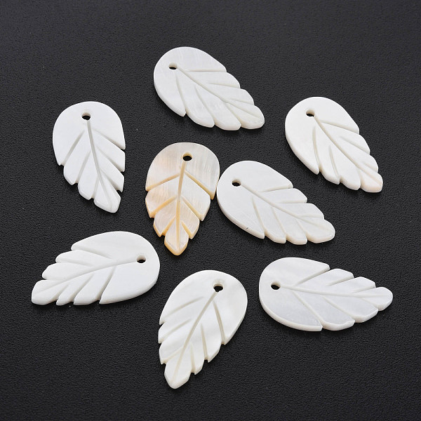 PandaHall Freshwater Shell Pendants, Leaf, Antique White, 22x12x2mm, Hole: 1.5mm Freshwater Shell Leaf
PandaHall Freshwater Shell Pendants, Leaf, Antique White, 22x12x2mm, Hole: 1.5mm Freshwater Shell Leaf