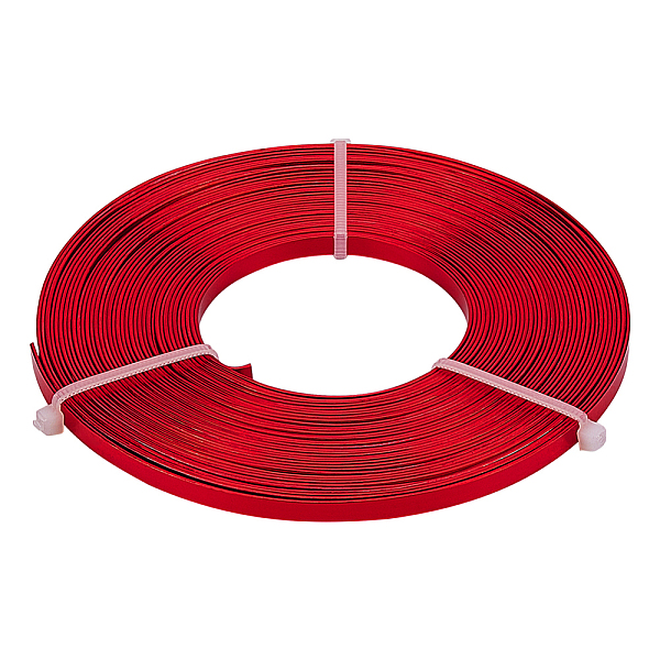 PandaHall Aluminum Wire, Flat, Red, 5x1mm, about 32.8 Feet(10m)/roll Aluminum Flat Red
PandaHall Aluminum Wire, Flat, Red, 5x1mm, about 32.8 Feet(10m)/roll Aluminum Flat Red