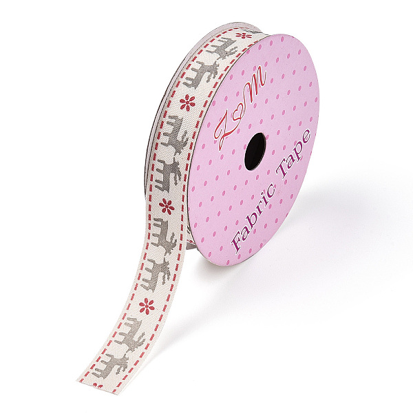 PandaHall Single Face Printed Cotton Ribbons, Christmas Party Decoration, Gainsboro, Reindeer Pattern, 5/8 inch(16.5mm), about 2.00 Yards..., Gray
PandaHall Single Face Printed Cotton Ribbons, Christmas Party Decoration, Gainsboro, Reindeer Pattern, 5/8 inch(16.5mm), about 2.00 Yards..., Gray