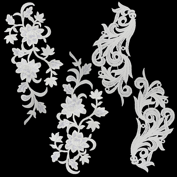 PandaHall GORGECRAFT 8Pcs 2 Styles Embroidery Lace Flower Patches White Floral Iron on Patches Beige Leaves Vine Embroidered Sew on Fabric...
PandaHall GORGECRAFT 8Pcs 2 Styles Embroidery Lace Flower Patches White Floral Iron on Patches Beige Leaves Vine Embroidered Sew on Fabric...