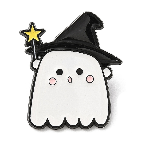 PandaHall Halloween Ghost Witch Enamel Pin, Electrophoresis Black Zinc Alloy Brooch for Backpack Clothes, Hat, 31x27x1.5mm Alloy+Enamel Hat..., White
PandaHall Halloween Ghost Witch Enamel Pin, Electrophoresis Black Zinc Alloy Brooch for Backpack Clothes, Hat, 31x27x1.5mm Alloy+Enamel Hat..., White