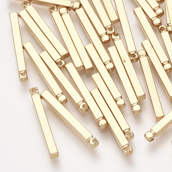 PandaHall Brass Bar Pendants, Rectangle, Real 18K Gold Plated, 20x2x2mm, Hole: 0.8mm Brass Rectangle
PandaHall Brass Bar Pendants, Rectangle, Real 18K Gold Plated, 20x2x2mm, Hole: 0.8mm Brass Rectangle