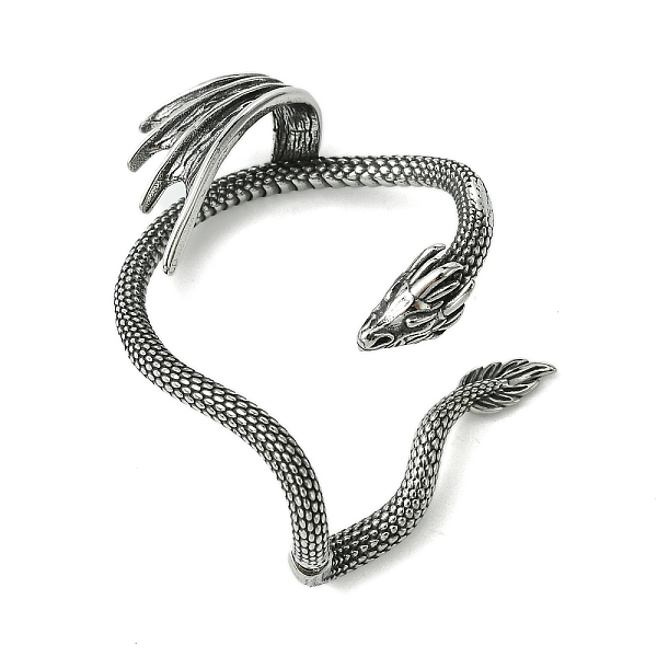 PandaHall 316 Surgical Stainless Steel Cuff Earrings, Right, Snake, 86x42mm 316 Surgical Stainless Steel Snake
PandaHall 316 Surgical Stainless Steel Cuff Earrings, Right, Snake, 86x42mm 316 Surgical Stainless Steel Snake