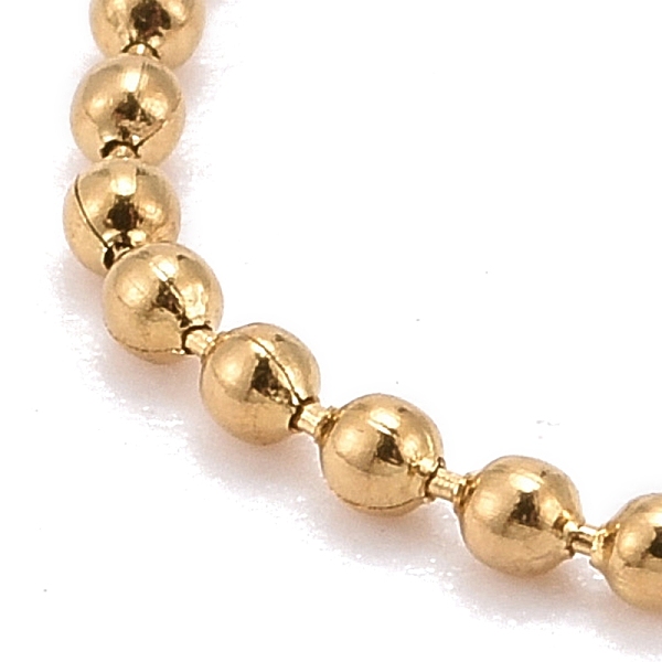 PandaHall 304 Stainless Steel Ball Chain Necklaces, Golden, 20.08 inch(51cm) 304 Stainless Steel
PandaHall 304 Stainless Steel Ball Chain Necklaces, Golden, 20.08 inch(51cm) 304 Stainless Steel