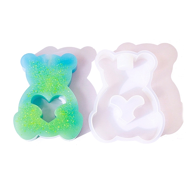 PandaHall DIY Silicone Candle Molds, For Silhouette Candle Making, Bear, 12.5x10x2.6cm Silicone Bear
PandaHall DIY Silicone Candle Molds, For Silhouette Candle Making, Bear, 12.5x10x2.6cm Silicone Bear