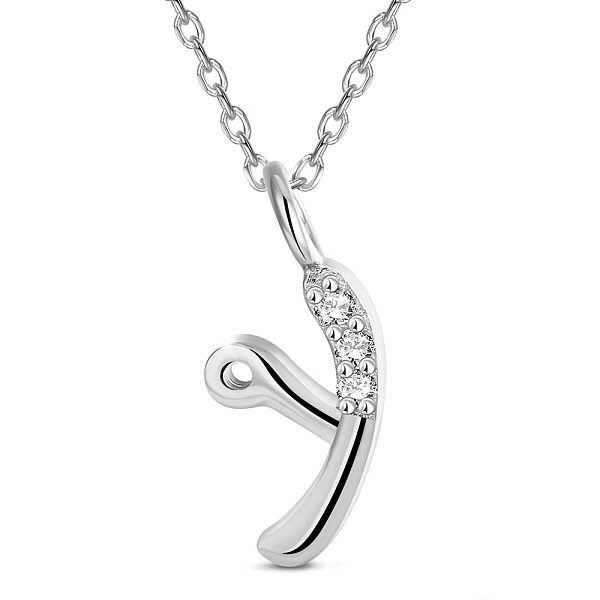 PandaHall SHEGRACE Rhodium Plated 925 Sterling Silver Initial Pendant Necklaces, with Grade AAA Cubic Zirconia and Cable Chains, Platinum..., Clear
PandaHall SHEGRACE Rhodium Plated 925 Sterling Silver Initial Pendant Necklaces, with Grade AAA Cubic Zirconia and Cable Chains, Platinum..., Clear