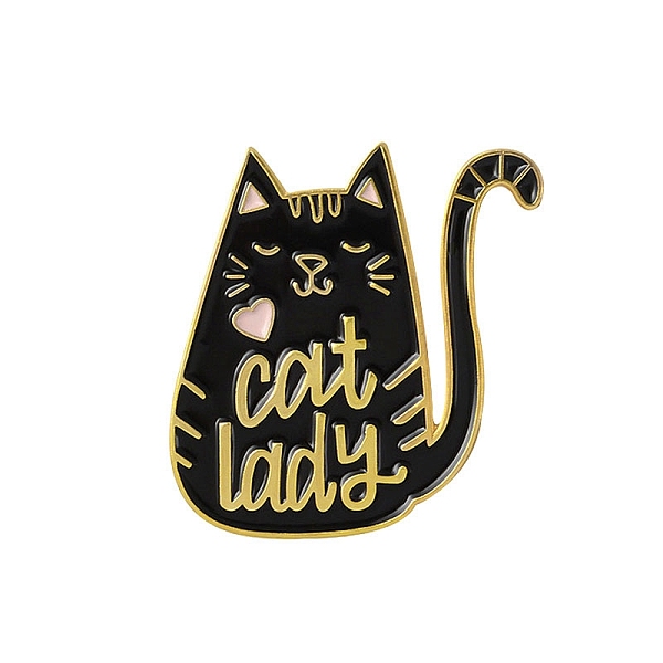 PandaHall Valentine's Day Cat Enamel Pins, Alloy Brooch, Black, 32x30mm Alloy+Enamel Cat Shape Black
PandaHall Valentine's Day Cat Enamel Pins, Alloy Brooch, Black, 32x30mm Alloy+Enamel Cat Shape Black