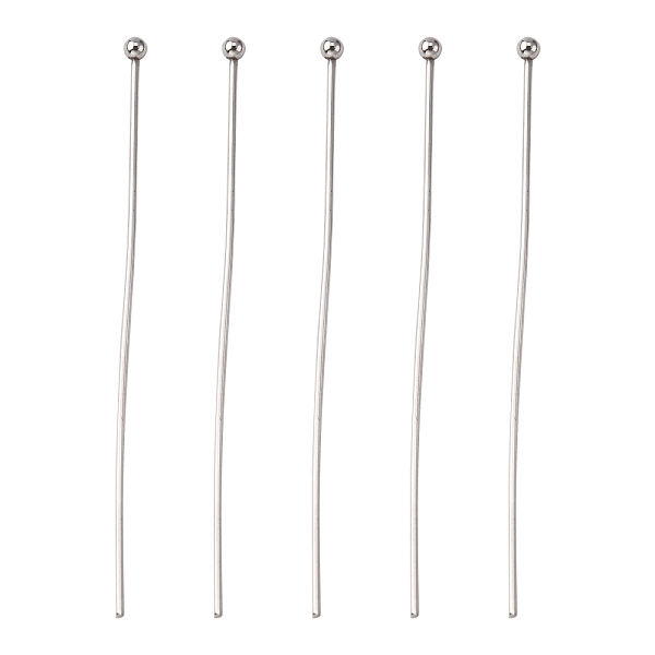 PandaHall 304 Stainless Steel Ball Head Pins, Stainless Steel Color, 50x0.7mm, 21 Gauge, Head: 2mm 304 Stainless Steel
PandaHall 304 Stainless Steel Ball Head Pins, Stainless Steel Color, 50x0.7mm, 21 Gauge, Head: 2mm 304 Stainless Steel