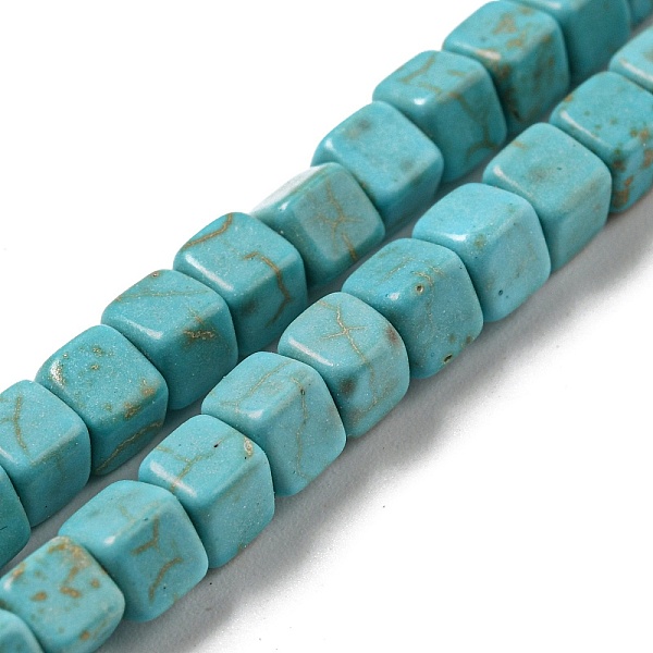 PandaHall Dyed Synthetic Turquoise Beads Strands, Cube, Dark Turquoise, 4~4.5x4~4.5x4~4.5mm, Hole: 1.2mm, about 90pcs/strand, 14.61 inch...
PandaHall Dyed Synthetic Turquoise Beads Strands, Cube, Dark Turquoise, 4~4.5x4~4.5x4~4.5mm, Hole: 1.2mm, about 90pcs/strand, 14.61 inch...